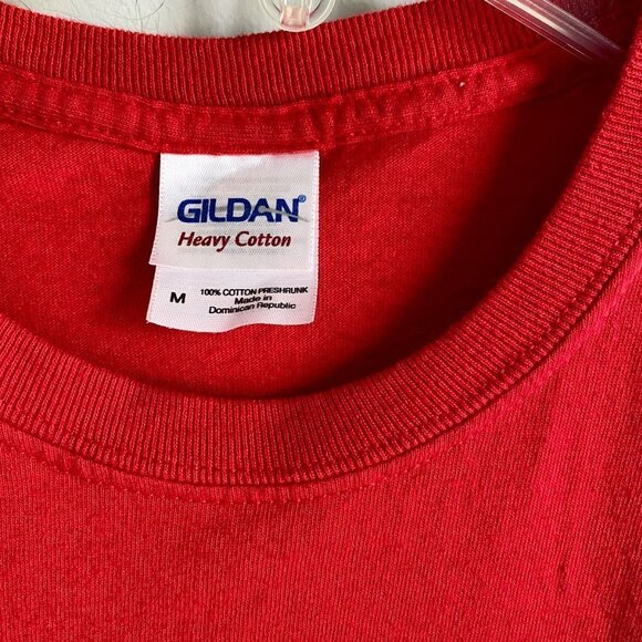 Key West Cotton Red Tee Shirt Gildan Size Medium - Picture 8 of 8